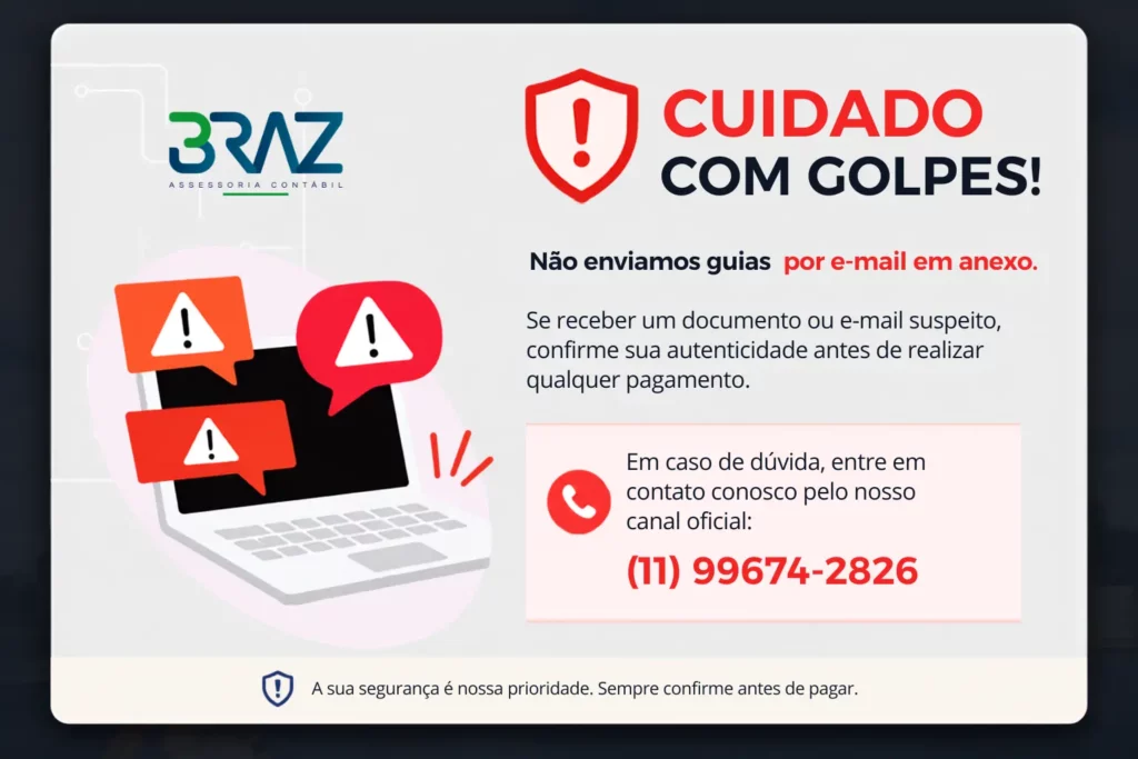 Não Enviamos Guias Por E Mail Em Anexo. - Braz Assessoria Contábil | ESCRITÓRIO DE CONTABILIDADE EM SÃO PAULO – SP